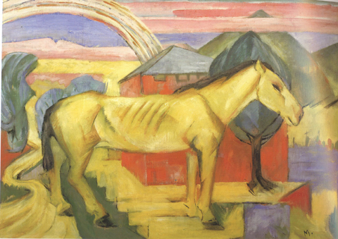 Franz Marc Long Yellow Horse (mk34)